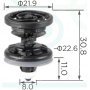 C 1249 Кліпса Seat Skoda VW Audi 7L6868243 V102376 обшивки дверей
