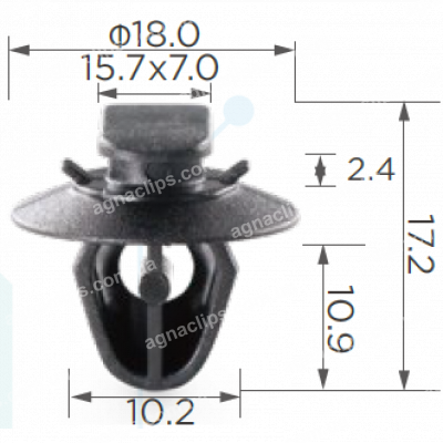 C 1251 Кліпса Fiat 7538675