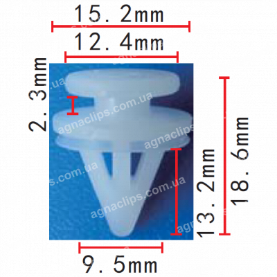 C 1276 Клипса Nissan Renault Opel Volvo 7703077250 700584545 BE2511