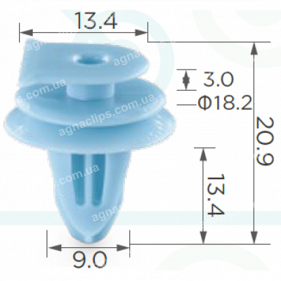 C 1344 Кліпса Honda 90602S5A003