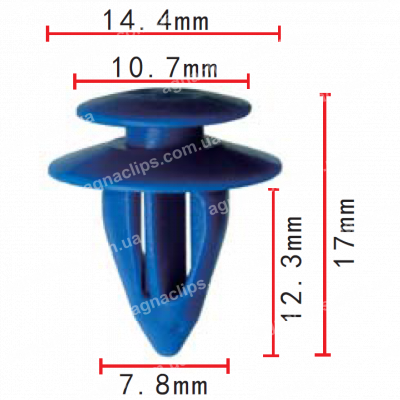 C 1379 Кліпса Mitsubishi MR478678 молдинг двер