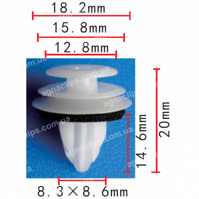 C 1401 Кліпса GM Toyota Mitsubishi Lexus MR366958 MU000504 9046709206 9046710161 90467W0005 94858299