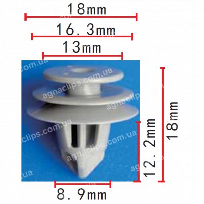 C 1402 Кліпса Honda 91560SLJJ01