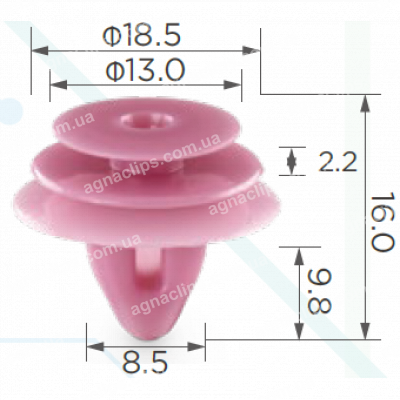 C 1460 Кліпса Subaru 65548GA250 L65548GA250
