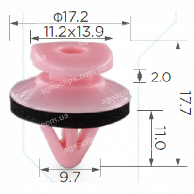 C 1461 Кліпса Subaru 909130008