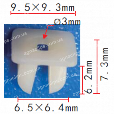 C 25 Кліпса Toyota Lexus Nissan Mitsubishi Honda Acura 9018904001 9018904001 9018904014 999100412 96706B0700 MU810517 90659SA5003 90651692731 62316679003