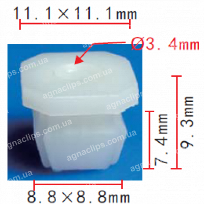 C 29 Кліпса GM 3893980 панелі приладів
