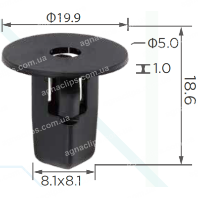 C 31 Кліпса Toyota Lexus Mazda 9018906013 9018906027 B45556145