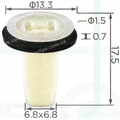 C 74 Кліпса Honda Acura 91620SR2003