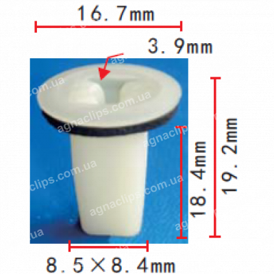 C 75 Кліпса Mitsubishi MU480034 MU480032 MU480036