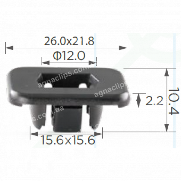 C 108 Кліпса Nissan Infiniti 6238030F00 62380U7400 62325R8000 решітка радіатора