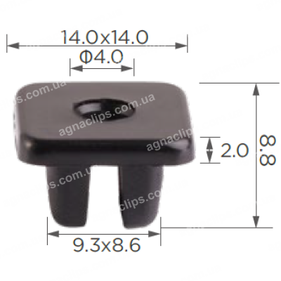 C 126 Кліпса Toyota Lexus 9018906018