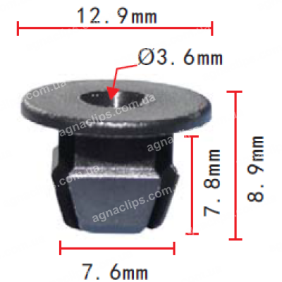 C 137 Кліпса Audi VW GM 179813881 3997391