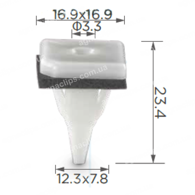 C 237 Кліпса Mitsubishi MB361578 MR280579