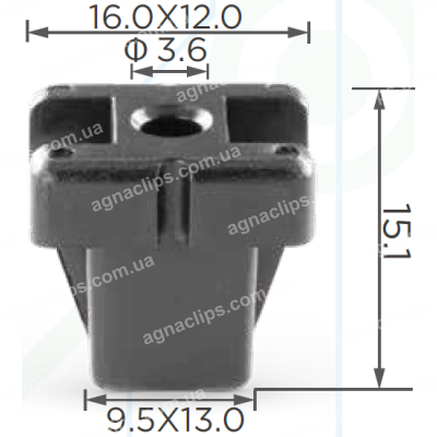 C 268 Кліпса Toyota Mitsubishi 9046712096 9018904008 MB083120 MB029111