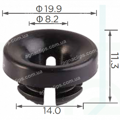 C 299 Втулка упору капота Honda 91604SD2013