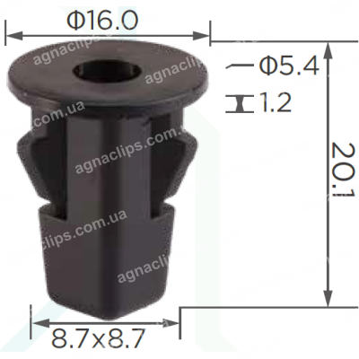C 344 Кліпса Toyota 9018906214