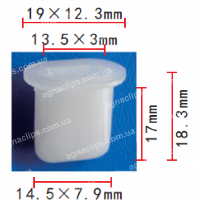 C 379 Кліпса Honda Acura Nissan Infiniti 90683693000 78856R4301