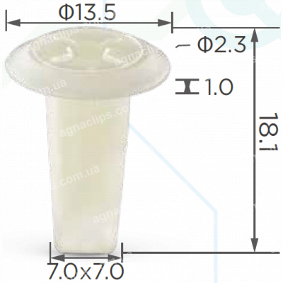 C 486 Кліпса Infiniti Mitsubishi Nissan MB106212 96706H9400 MB132008 96706K1300