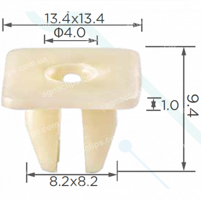 C 553 Кліпса Honda 90676SA7003 90682SB0003 крило