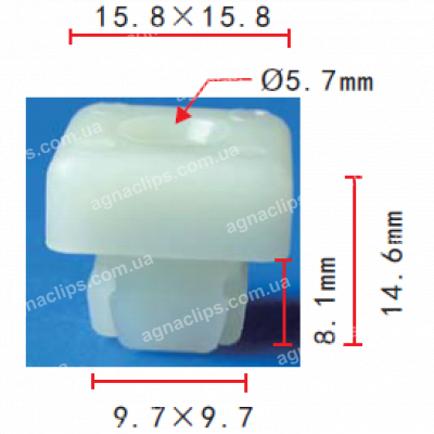 C 652 Кліпса Chrysler Dodge 6027958
