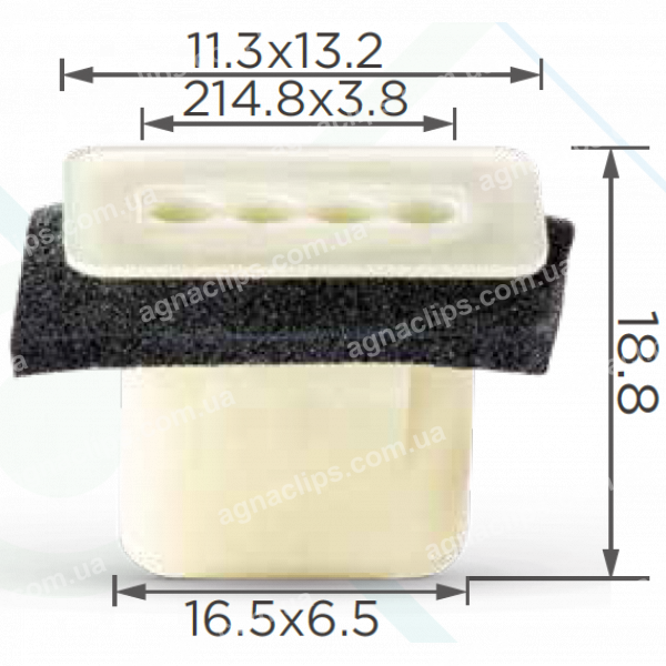 C 823 Кліпса Ford Cadillac Mercury Lincoln W705590S300 25649667