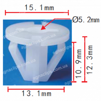 C 987 Кліпса Hyundai Kia Ssang Yong K79519058001
