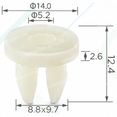 C 1005 Кліпса Lexus Toyota 9018905005