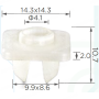 C 1006 Кліпса Lexus Toyota 9018906128