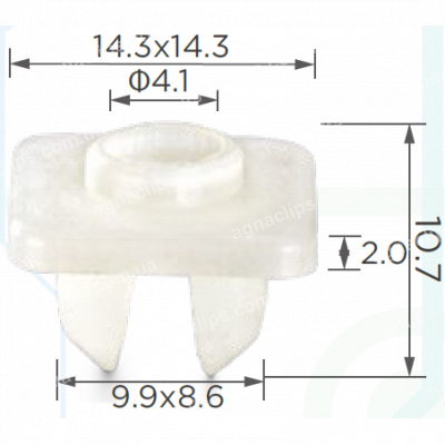 C 1006 Кліпса Lexus Toyota 9018906128