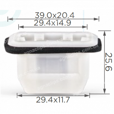 C 1125 Кліпса Lexus Toyota 52561B1020 фіксатор бампера