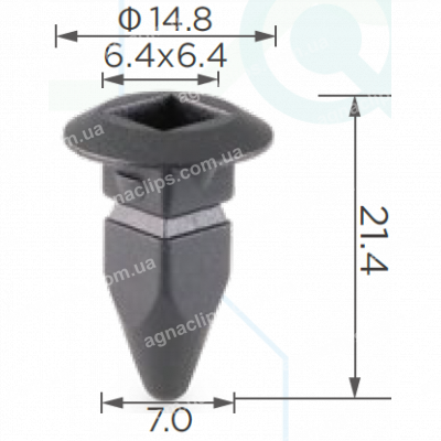 C 1174 Кліпса VAG N90821401