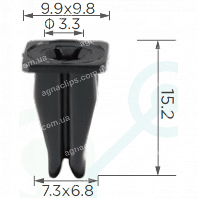 C 1184 Кліпса Mercedes BMW A0009881625 A6399880185 63171367868