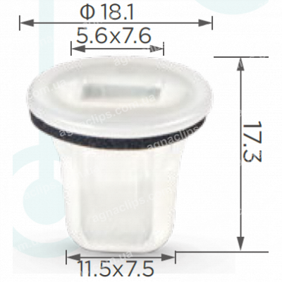 C 1190 Кліпса заднього ліхтаря Mercedes (частина C3873)