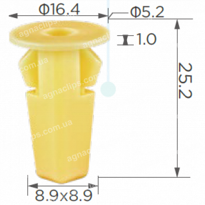C 1266 Кліпса Toyota Lexus 9018906188 захисту колісної арки