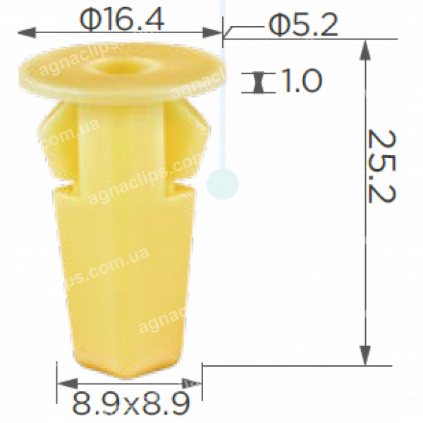 C 1266 Кліпса Toyota Lexus 9018906188 захисту колісної арки