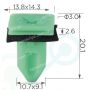 C 1323 Кліпса Toyota Lexus 9018904200 внутрішньої обшивки