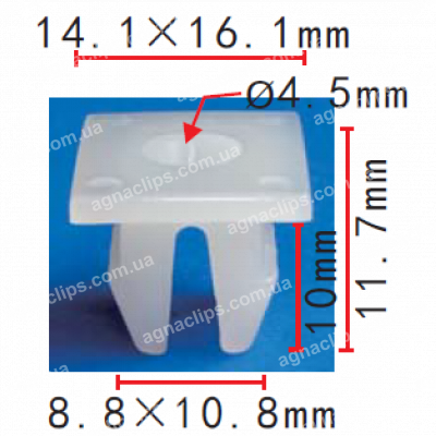 C 1340 Кліпса Toyota Lexus 9018906193 9018906237 кріплення бампера