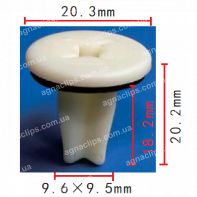 C 1385 Кліпса Subaru 91084AA010 підкрилок