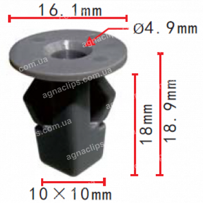 C 1389 Кліпса Toyota Lexus 9018906224 кріплення бампера