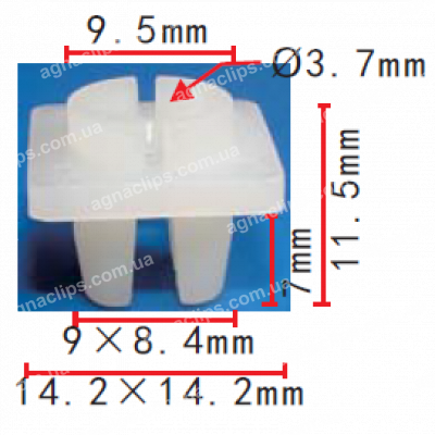 C 1390 Кліпса Toyota Lexus 9018906141