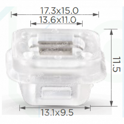 C 1432 Втулка панелі приладів BMW 07149158194 51418215806