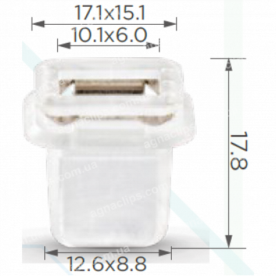 C 1434 Втулка кріплення обшивки BMW 51417001629