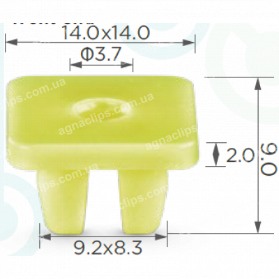 C 1451 Кліпса Subaru 661179000 909300007