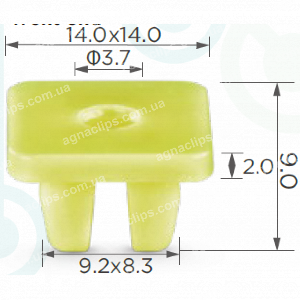 C 1451 Кліпса Subaru 661179000 909300007