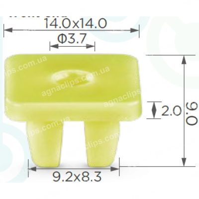 C 1451 Кліпса Subaru 661179000 909300007