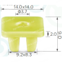 C 1451 Кліпса Subaru 661179000 909300007
