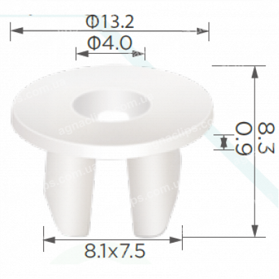 C 1454 Кліпса Mitsubishi MB383455