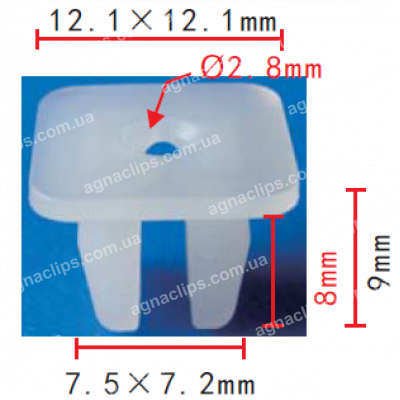 C 1455 Кліпса Honda Acura 90505SD4003