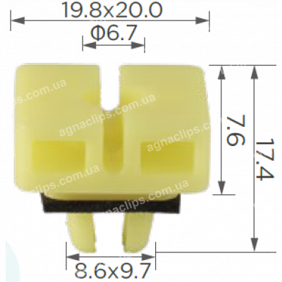 C 1462 Кліпса Toyota 7693326010